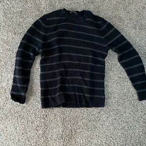 Express Black Stripped Sweater